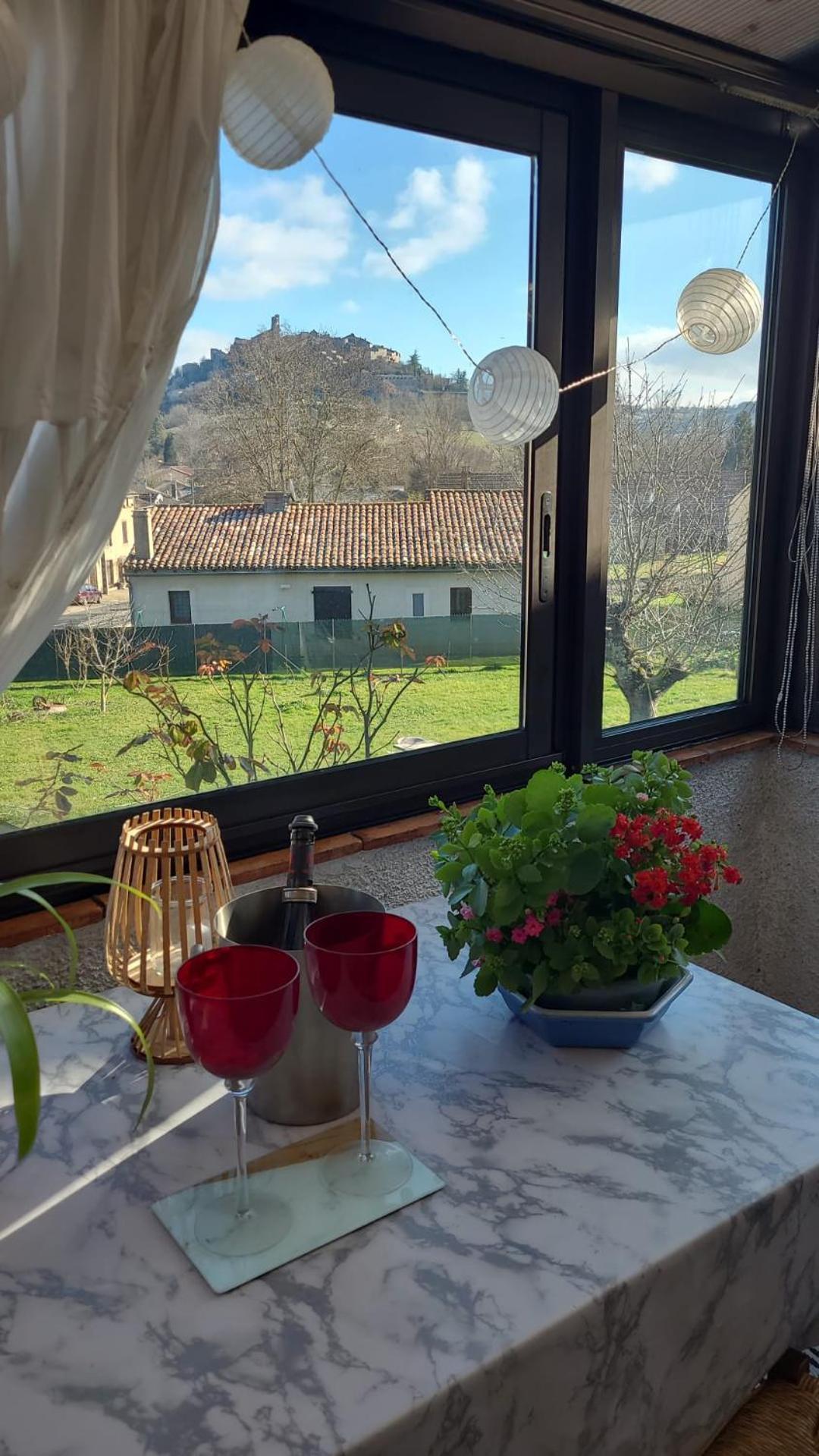 La Jolie Vue Et La Maison De La Tour- Cordes-Sur-Ciel Les Cabannes  Екстер'єр фото